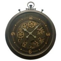 Horloge métal à engrenage - Diam 52 cm