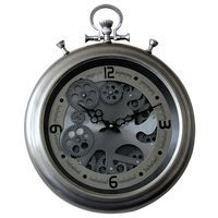 Horloge métal à engrenage - Diam 40 cm