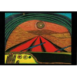 Carte Hundertwasser - Le chemin vers toi - 11.2x16 cm