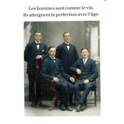 Carte humour de Cath Tate - Les hommes sont comme le vin... - 10.5x15 cm