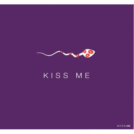 Carte Born 2B - Kiss me - 13.5x14.5 cm