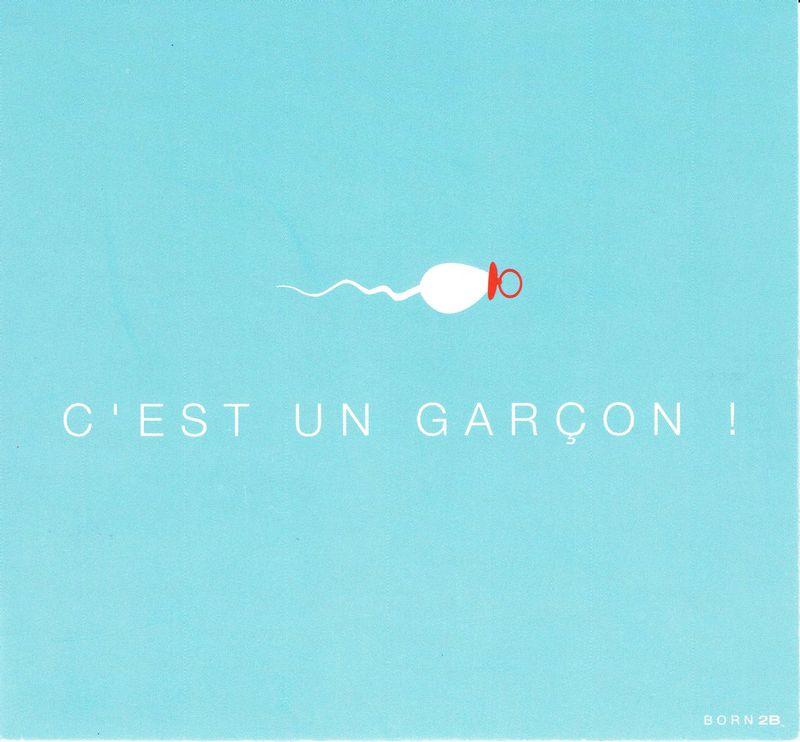 Carte Born 2b C Est Un Garcon 13 5x14 5 Cm Planete Images Com