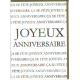 Carte double Sparkle - Joyeux anniversaire Ca se fête - 12x17 cm