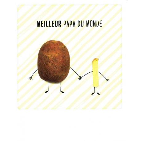 Carte Pickmotion de @Cintascotch - Meilleur papa du monde - 10.5x13 cm