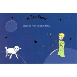 Carte Le Petit Prince de Saint-Excupéry - Dessine-moi un mouton ... - 10x15 cm