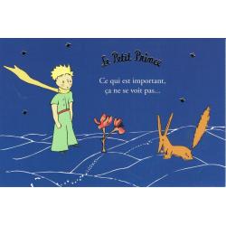 Carte Le Petit Prince de Saint-Excupéry - Ce qui est important ça ne se voit pas... - 10x15 cm