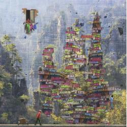 Carte Maïlo - Peintre des montagnes d'Avatar - 14x14 cm