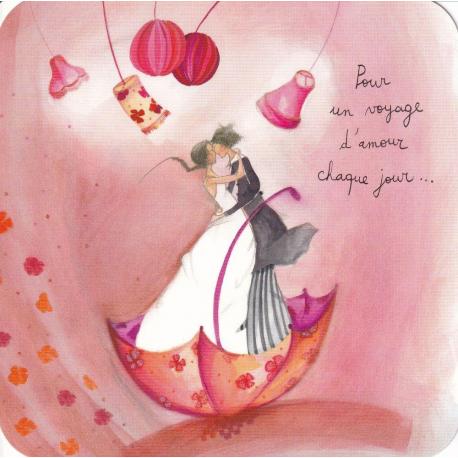 Carte Anne Sophie Rutsaert Pour Un Voyage D Amour Chaque Jour 14x14 Cm Planete Images Com