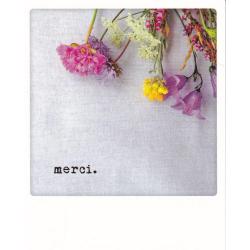 Carte Pickmotion de @serene wordenweber - Merci avec fleurs - 10.5x13 cm