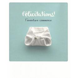 Carte Pickmotion de @Mishmarshmallow - Félicitations, l'aventure commence - 10.5x13 cm