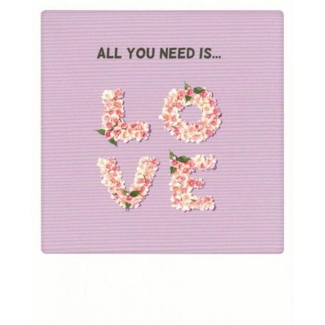 Carte Pickmotion de @Amyshamblen - All you need is love - 10.5x13 cm