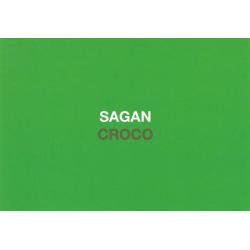 Carte humour de Paola Sidgwick - SAGAN CROCO - 10.5x15 cm