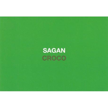 Carte humour de Paola Sidgwick - SAGAN CROCO - 10.5x15 cm