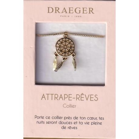 Collier pendentif motif ATTRAPE RE - 42 cm env réglable 