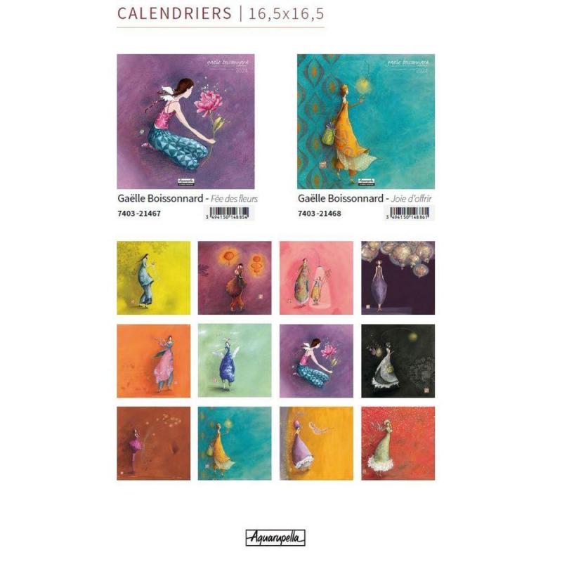 Calendrier Chevalet (S) 2024 - Fleurs - MIDORI