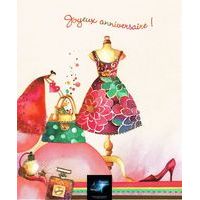 Carte Comme un rêve - Le dressing... - Carte anniversaire