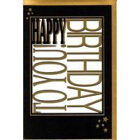 Carte Very Chic - Happy birthday 