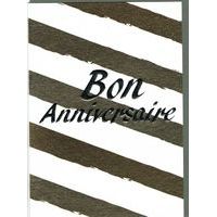 Carte double Sparkle - Bon Anniversaire II- 12x17 cm