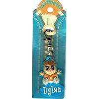 Porte-clés Zipper prénom DYLAN - 6.5x3 cm env